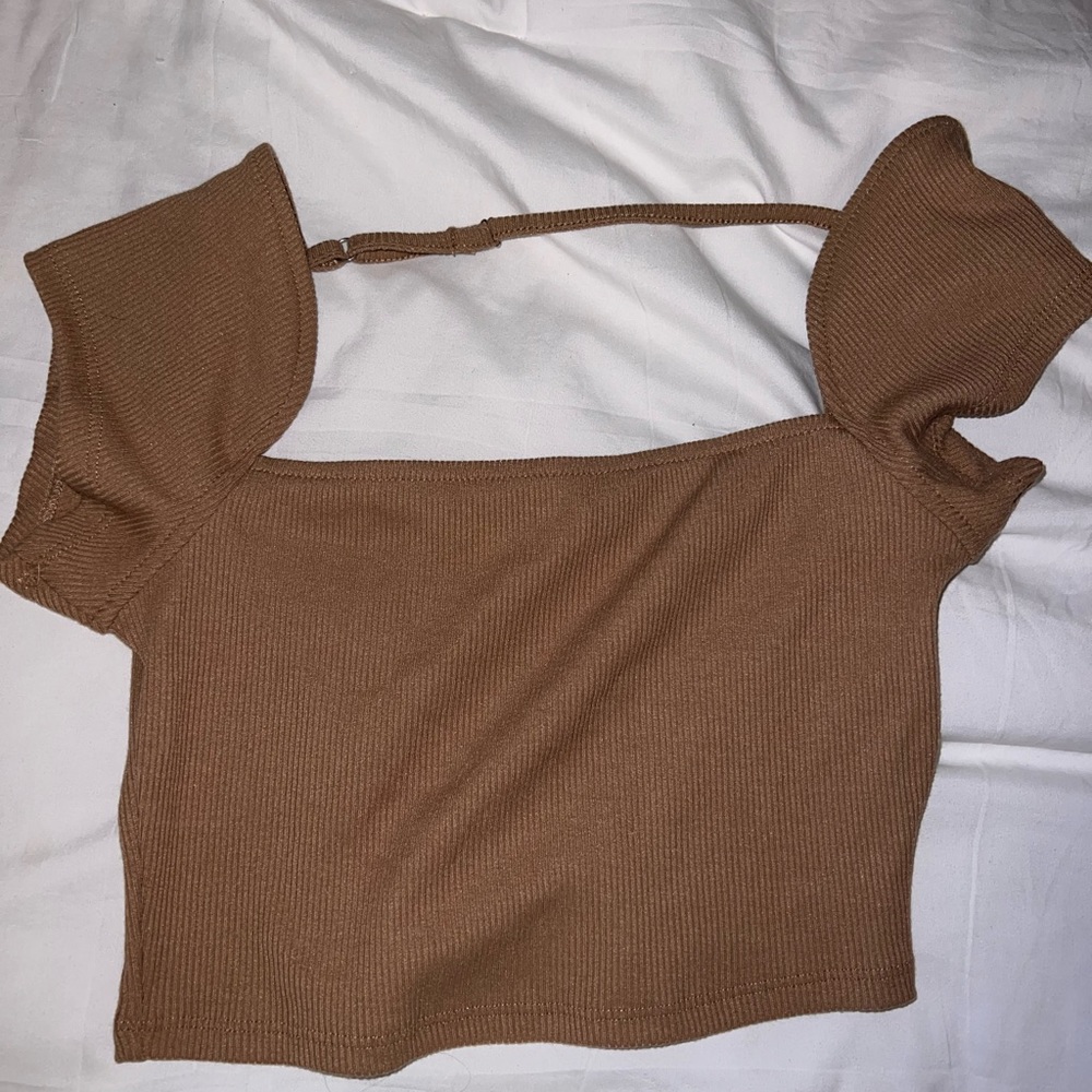 Amazon brown cropped top